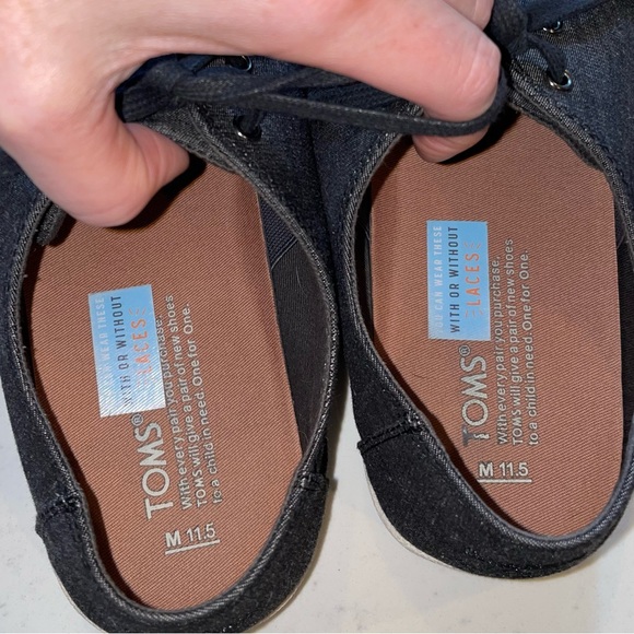 Toms- Men’s Payton Canvas Lace Up Sneaker, size 11.5 - Picture 5 of 9